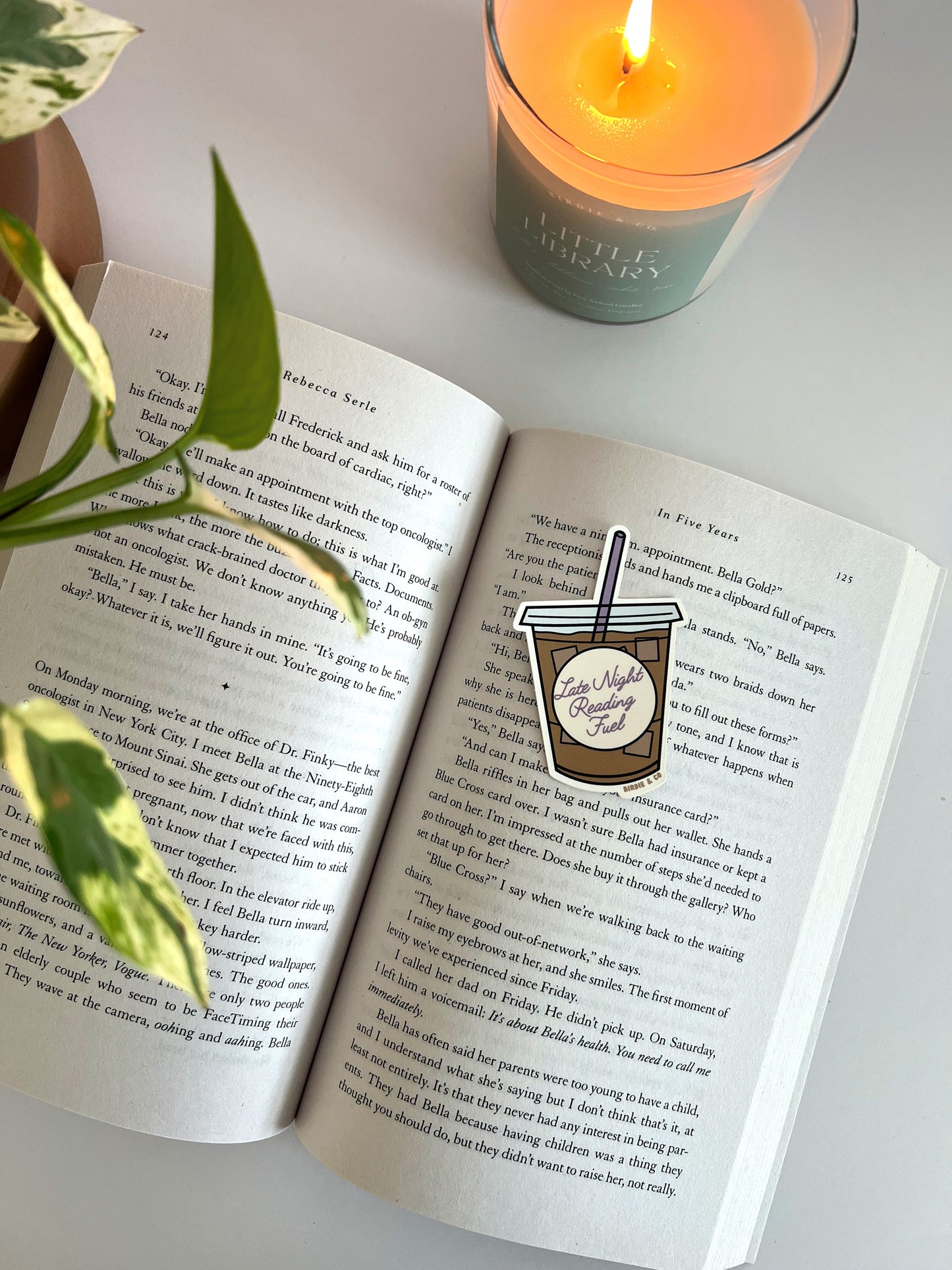 Late Night Reading Fuel Sticker