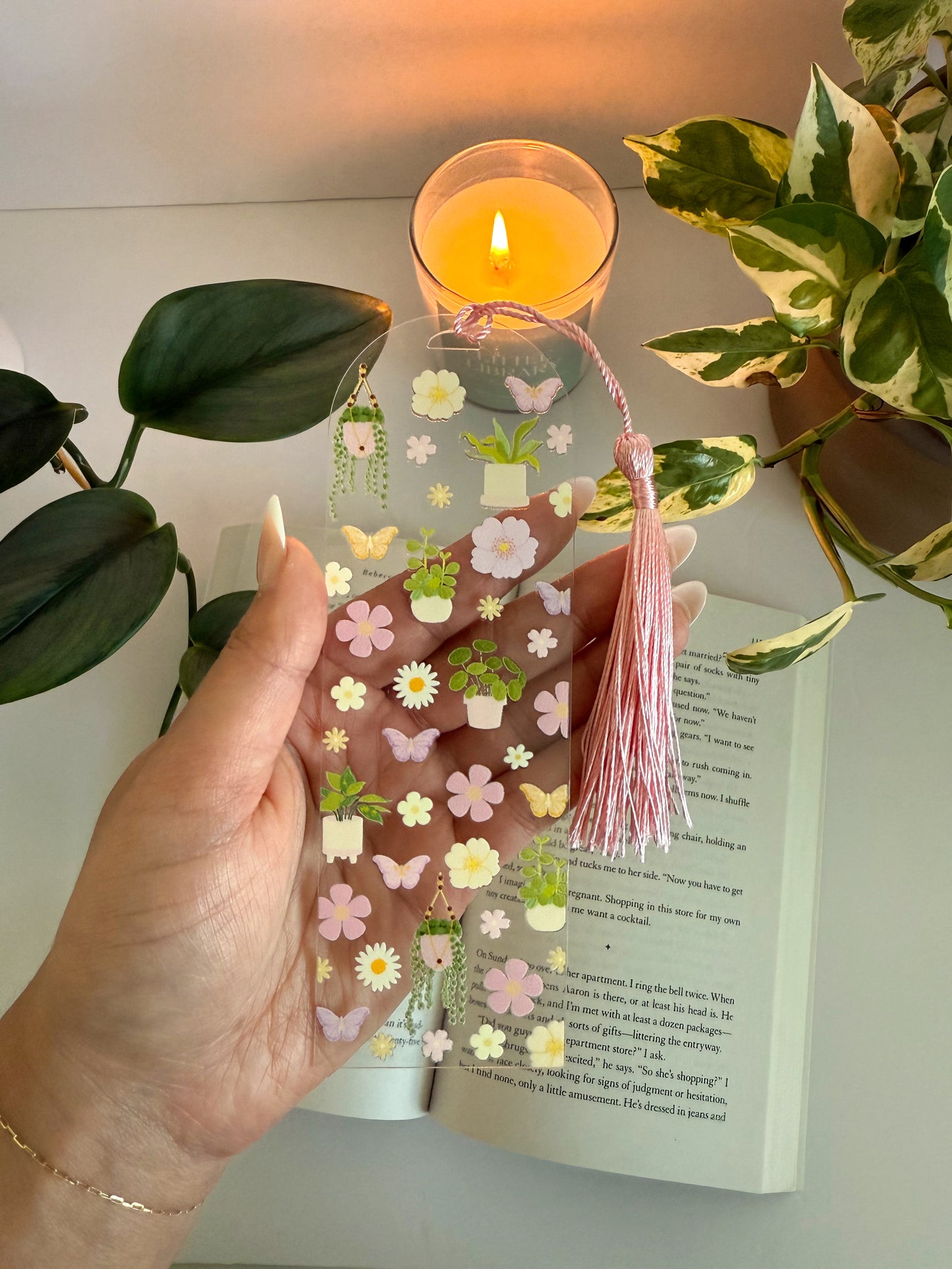 House Plant and Flower Bookmark