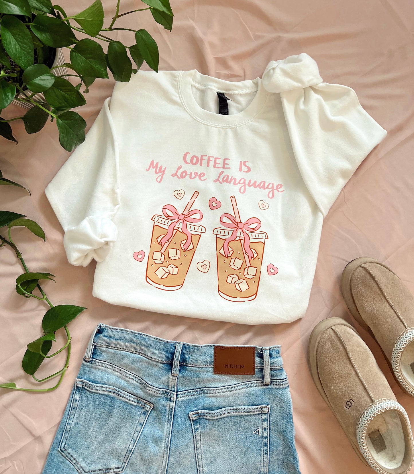 Coffee is my Love Language Crewneck Sweater