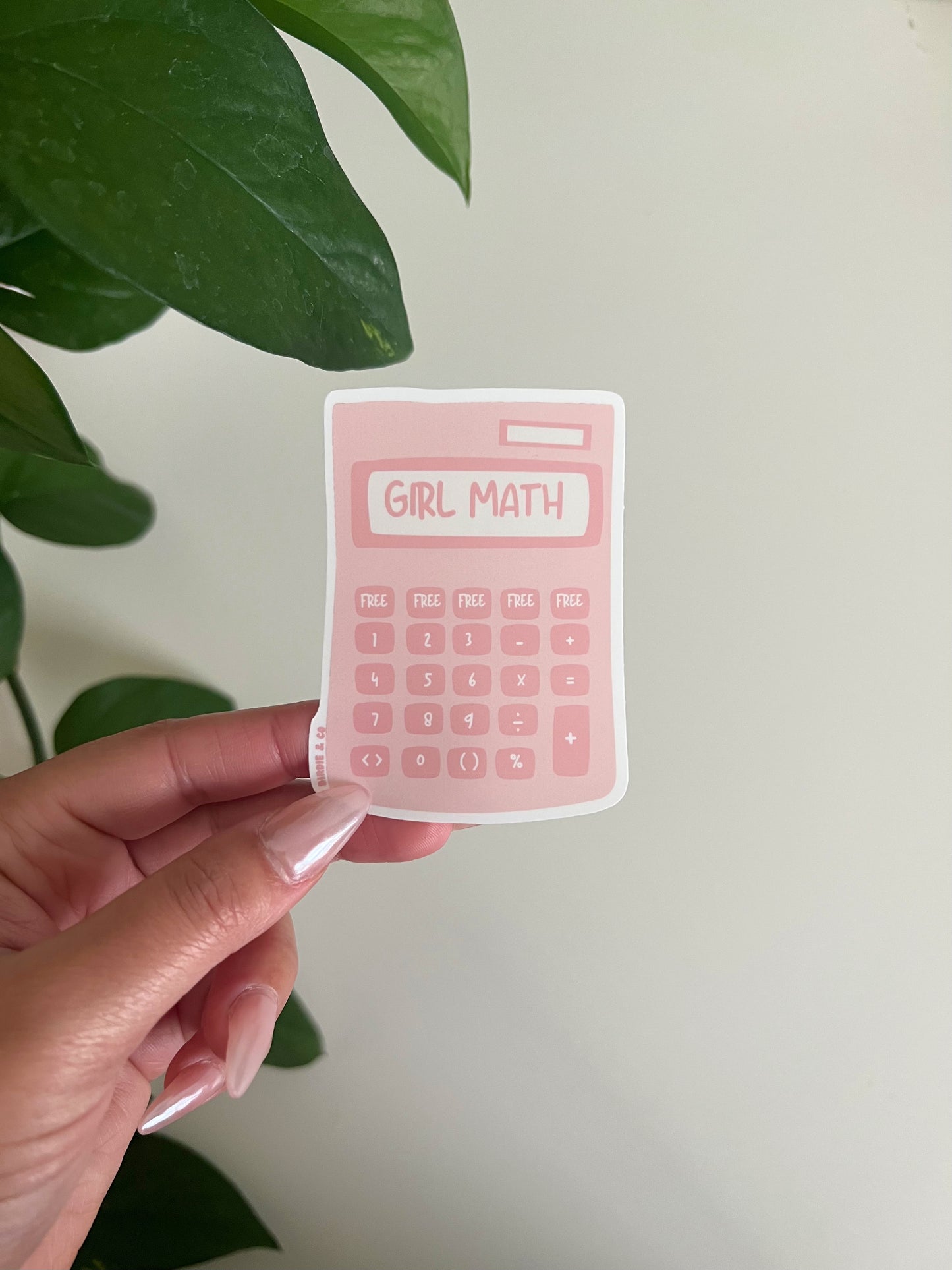 Girl Math Sticker