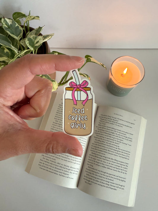 Iced Coffee Girly Sticker