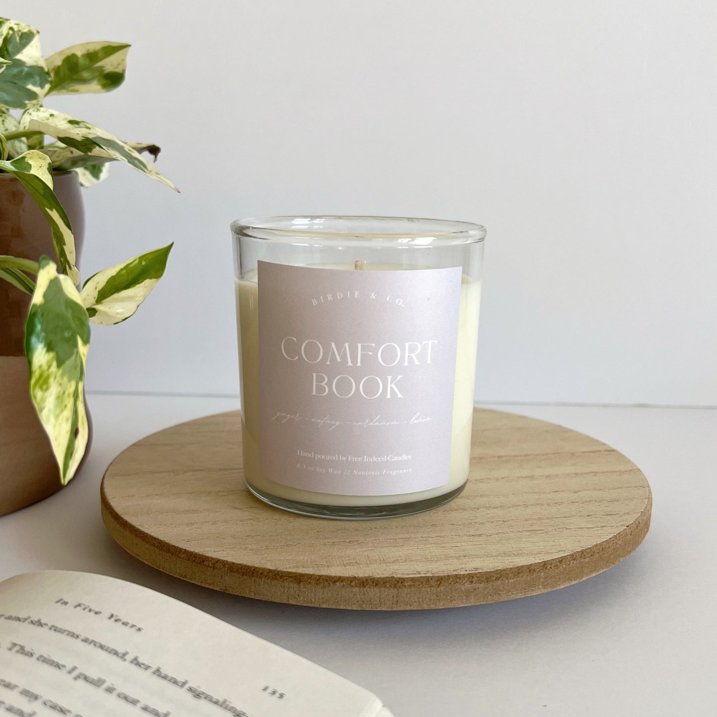 Comfort Book Candle