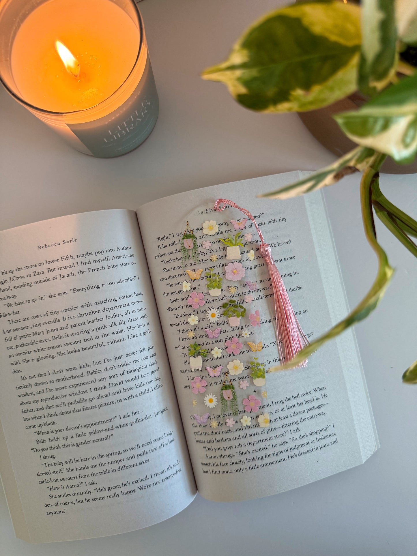 House Plant and Flower Bookmark