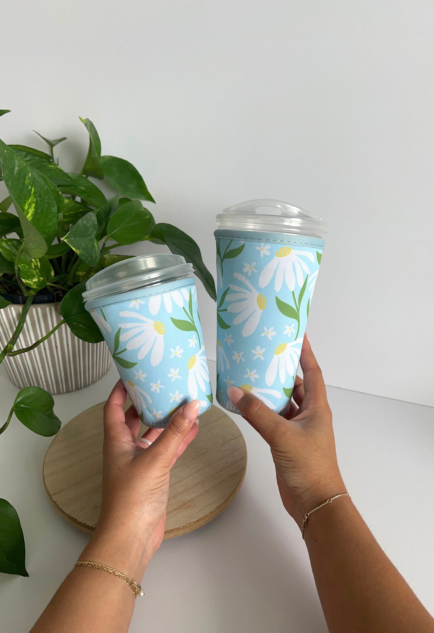Floral Iced Coffee Sleeve