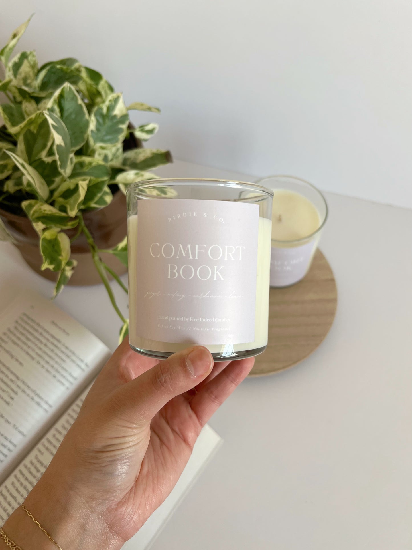 Comfort Book Candle