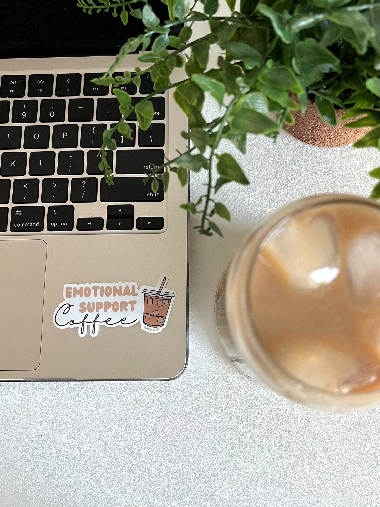 Emotional Support Coffee Sticker