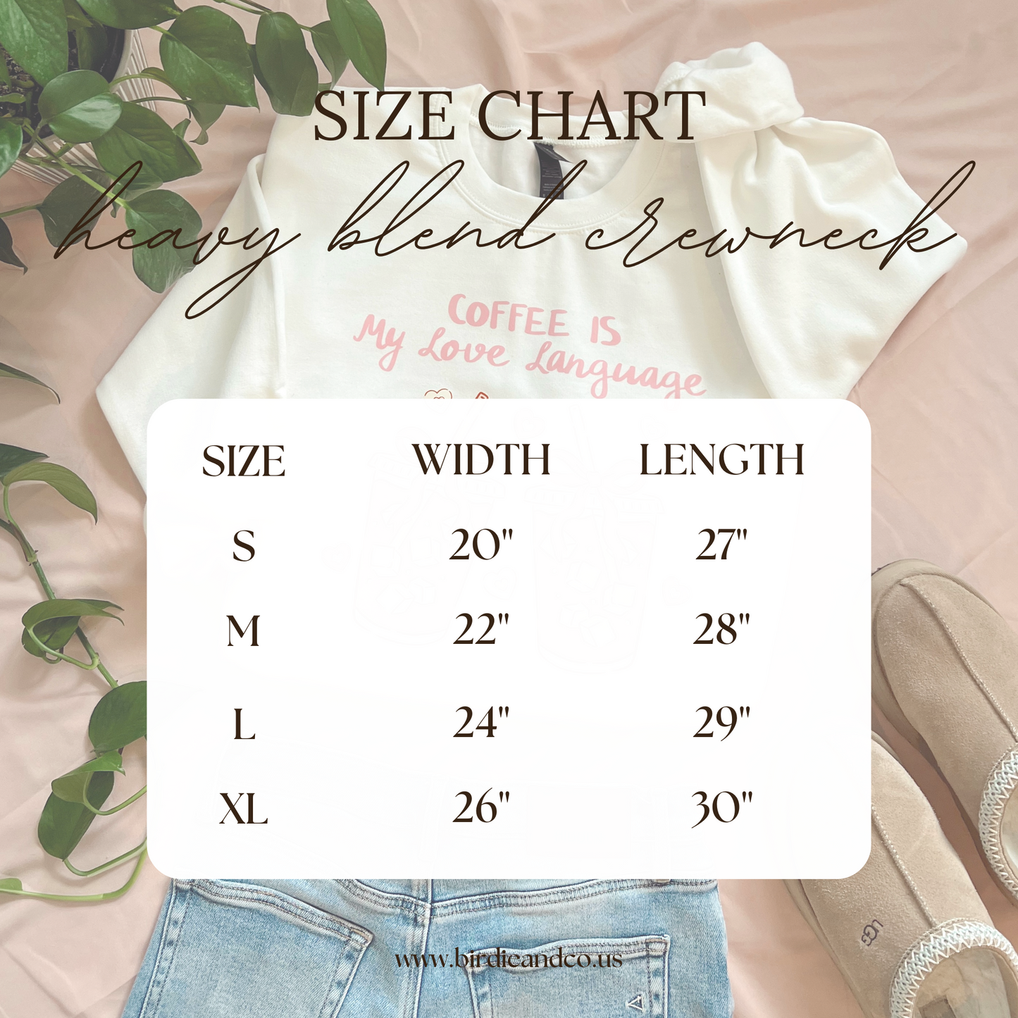 Coffee is my Love Language Crewneck Sweater