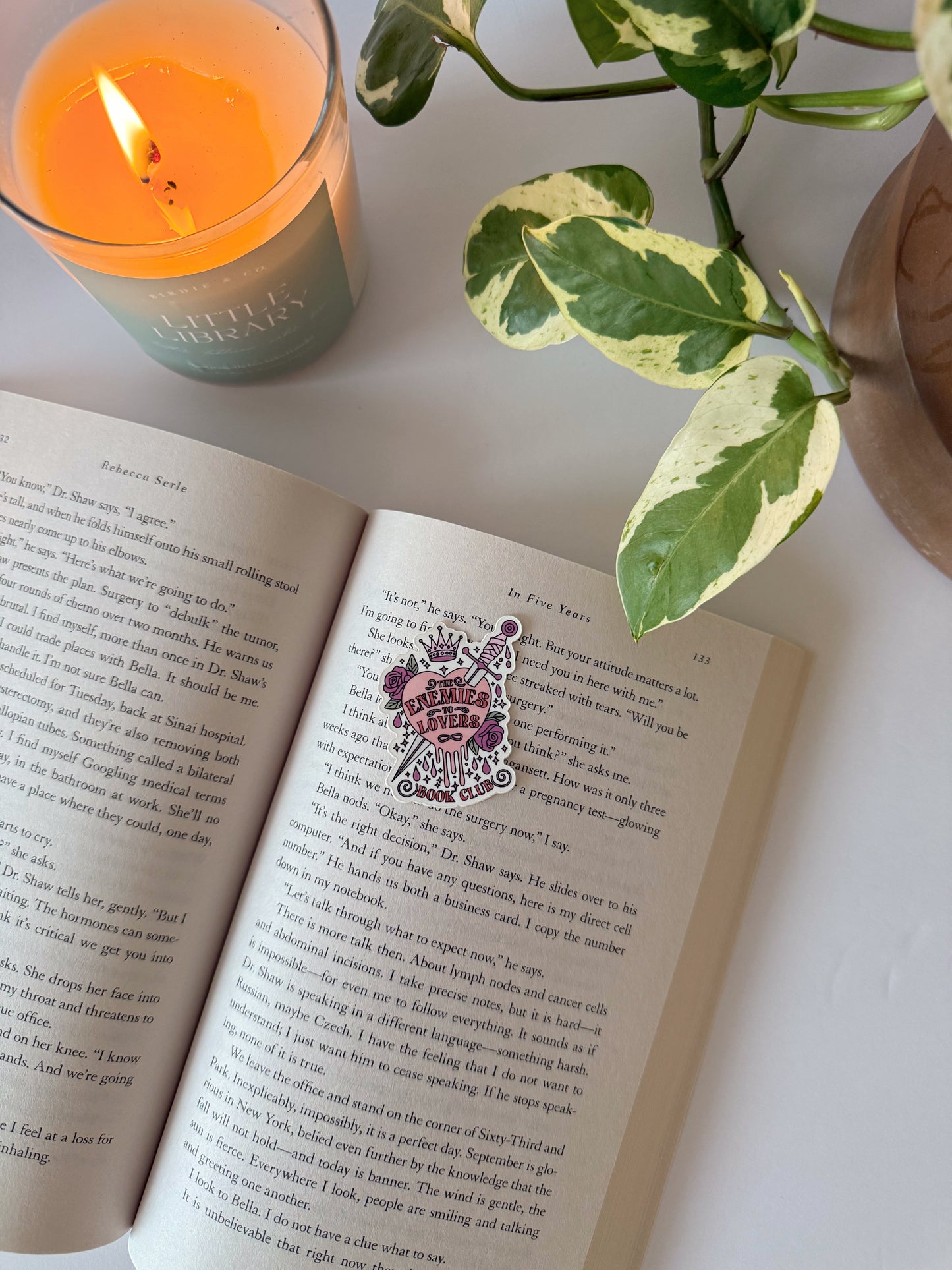 Enemies to Lovers Book Club Sticker