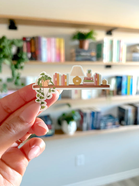 Bookshelf Sticker