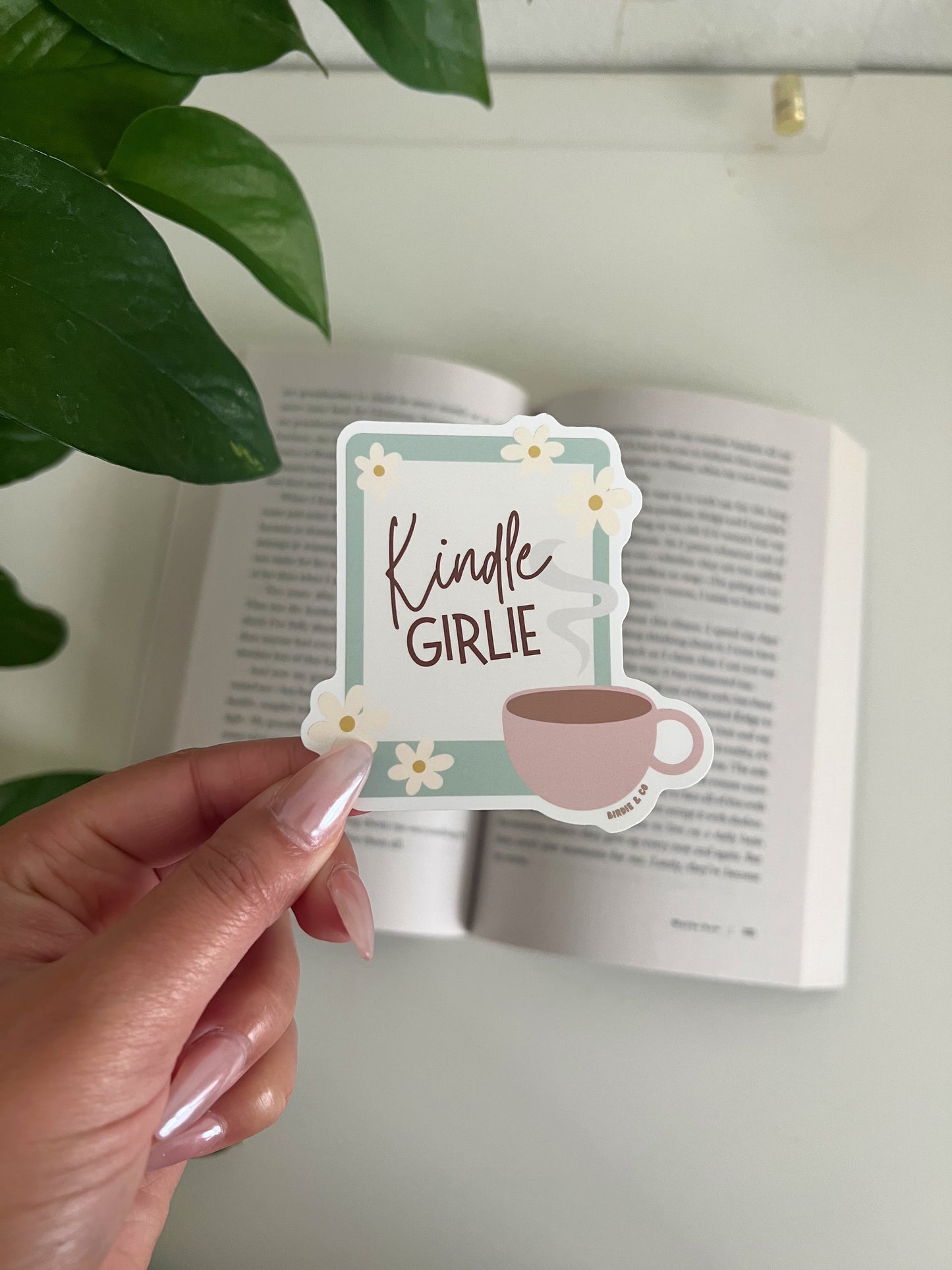 Kindle Girlie Sticker