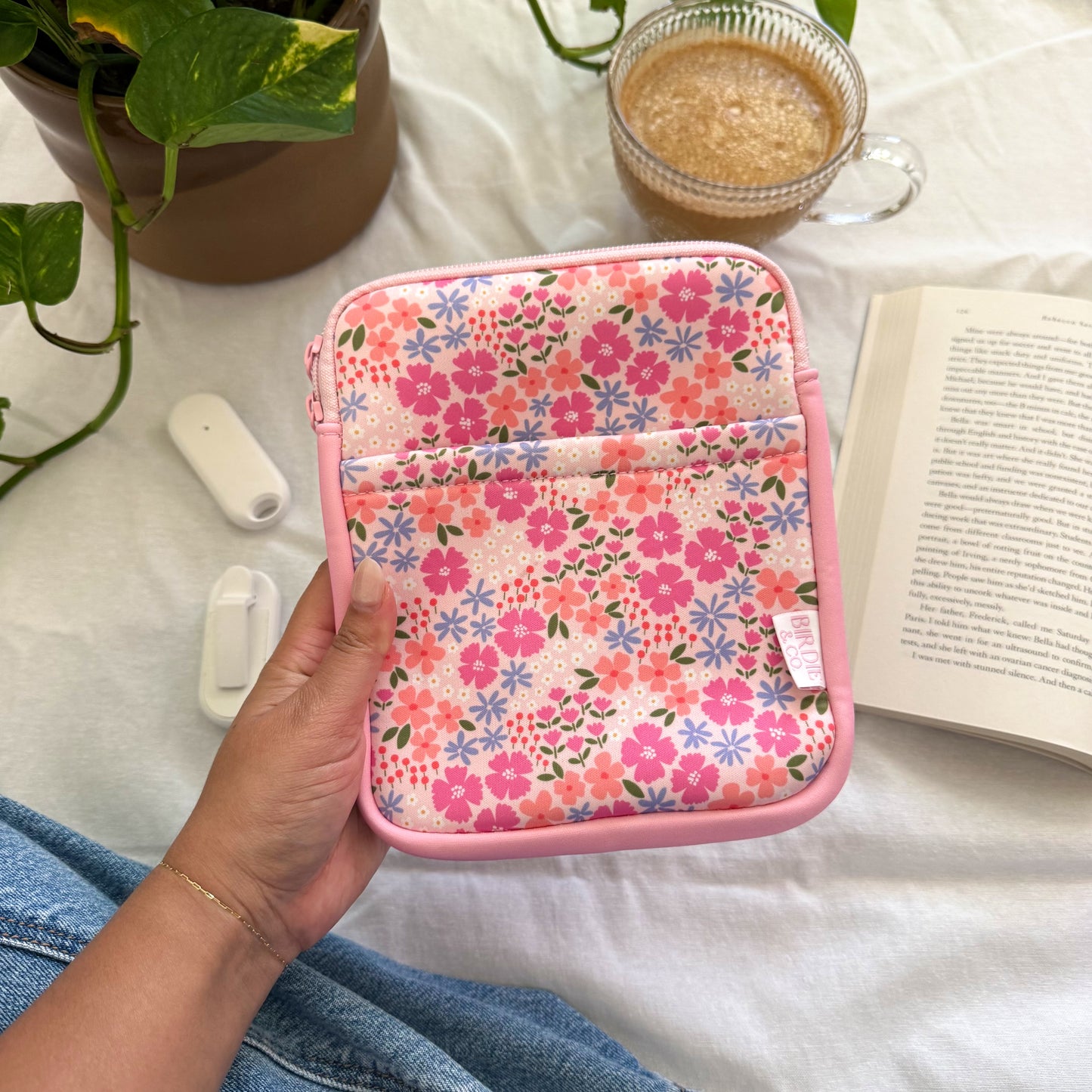 Multicolor Floral Kindle Sleeve