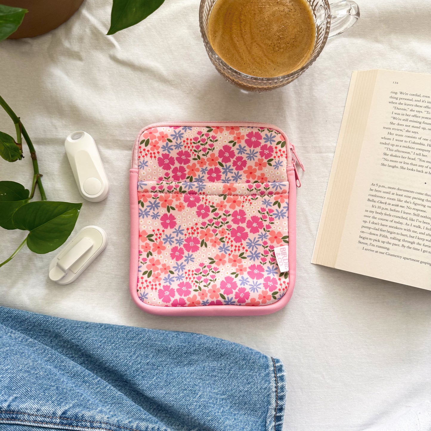 Multicolor Floral Kindle Sleeve