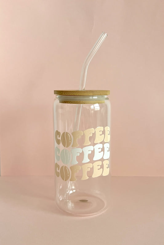 Coffee Coffee Coffee Iced Coffee (Glass Only)