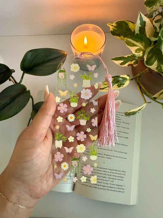 House Plant and Flower Bookmark