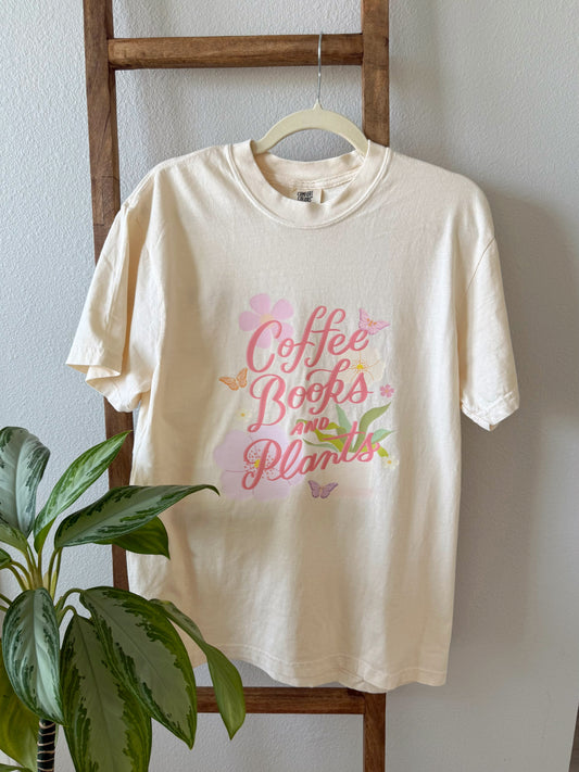 Coffee, Books and Plants Shirt