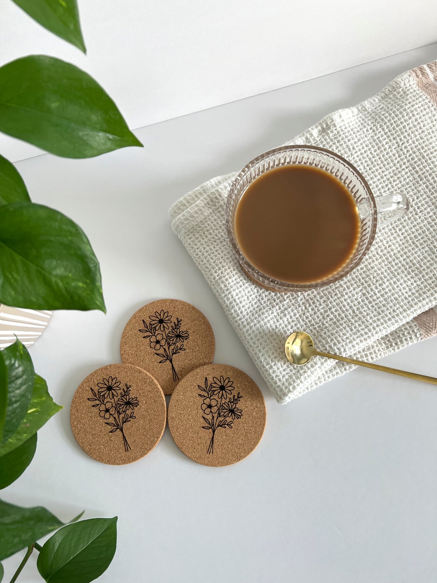 Floral Stems Coaster