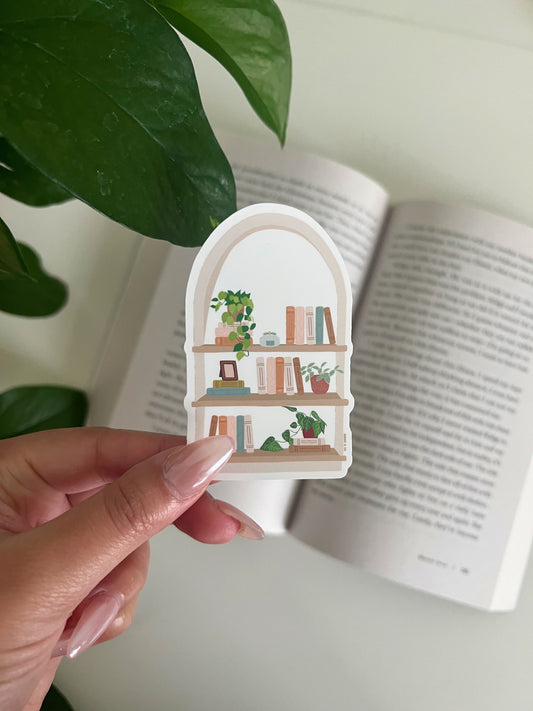 Arch Bookshelf Sticker