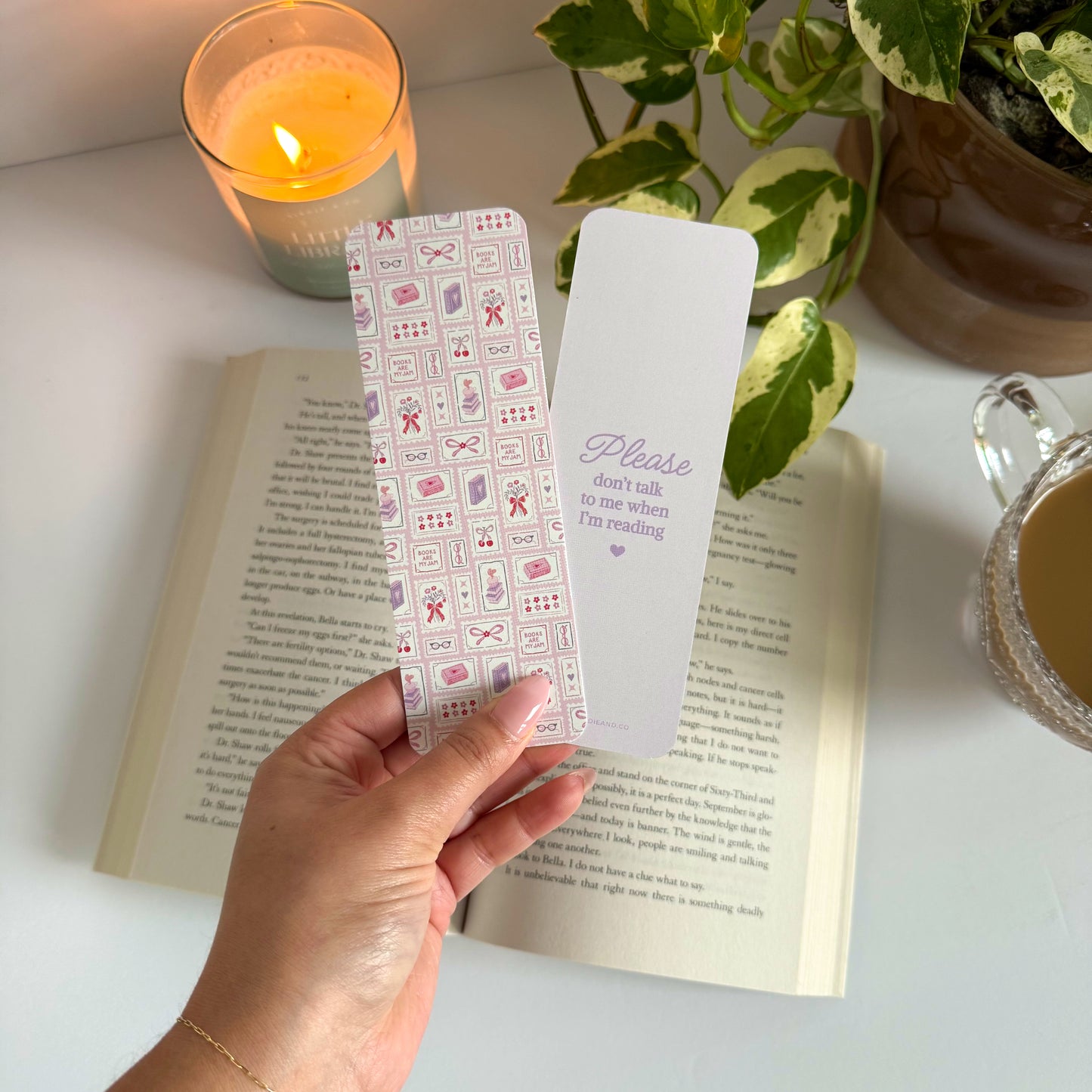 Books are my Jam Double-Sided Bookmark