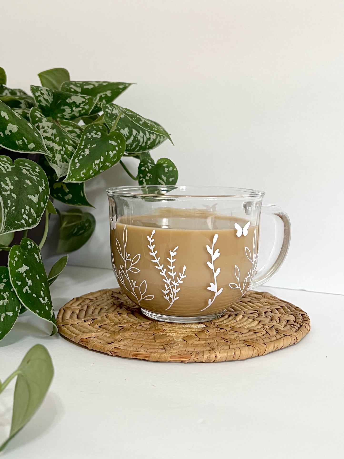 Garden Glass Coffee Mug